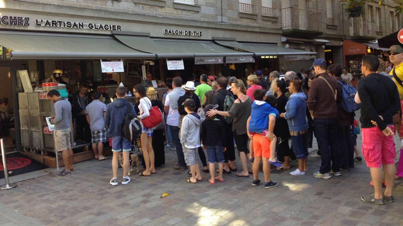 Glaces Sanchez artisan glacier Saint-Malo boutique